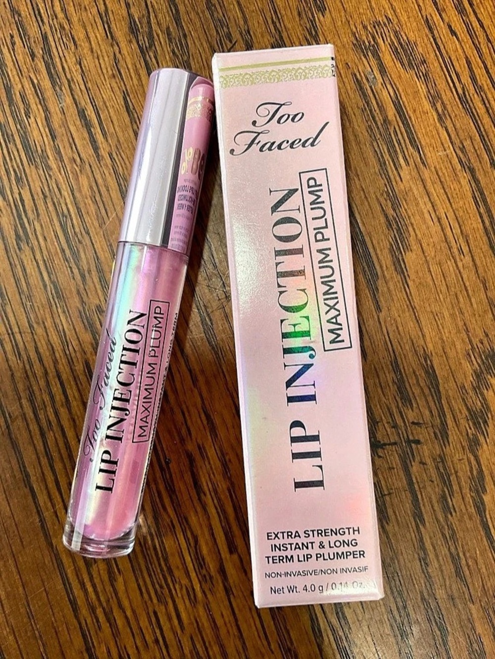 Too Faced Lip Injection Maximum Plump Extra Strength Lip Plumper Pink